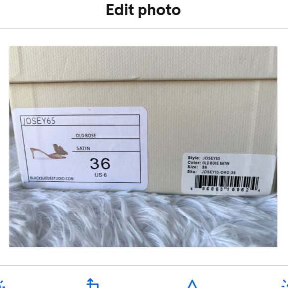 NIB BLACK SUEDE STUDIO Josey 65 Mule Sandals Color Old Rose Satin 6 MSRP $230 - Picture 5 of 16